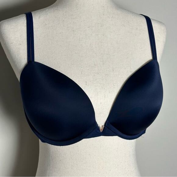 EUC | Victoria’s Secret | Push Up Bra | Blue | Size 32 DDD - Picture 15 of 16